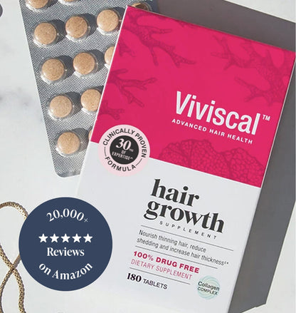 Viviscal Women Hair Growth Supplement 180 Tablets – Hair Vitamins & Nutritional Support