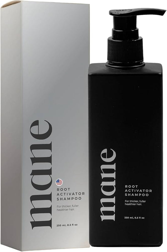 Mielle Root Activator Shampoo 8.5 fl oz / 250 mL – For Thicker, Fuller, Healthier-Looking Hair