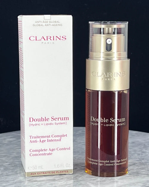 Clarins Double Serum Anti-Age Complete Age Control Concentrate 1.6 oz / 50 ml