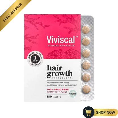 Viviscal Women Hair Growth Supplement 180 Tablets – Hair Vitamins & Nutritional Support