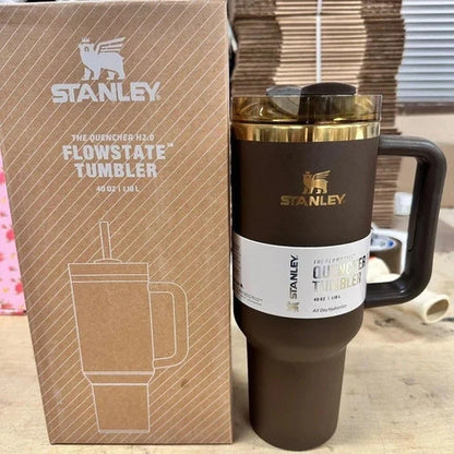 Stanley Chocolate Gold Quencher H2.0 FlowState™ Tumbler – 40 oz